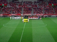 試合前